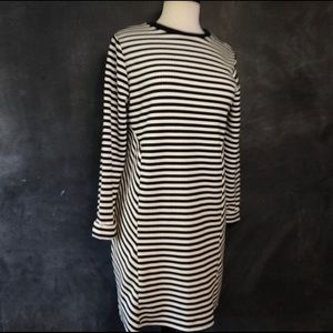 Topshop Maternity B&W Striped Dress